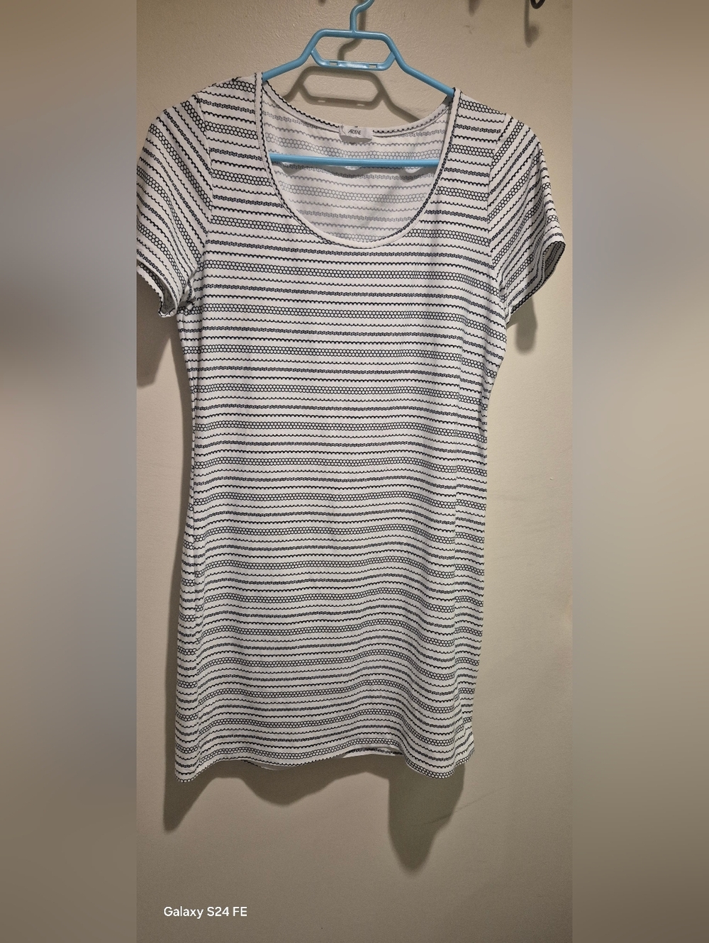 Ardene White And Black Tshirt Dress